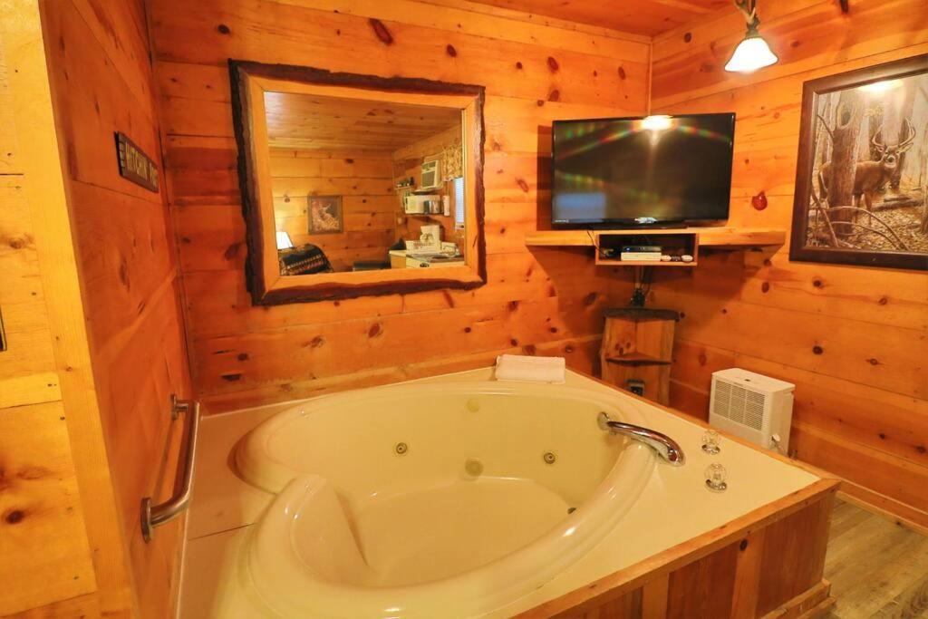 Alpine Mountain Sweetheart Cabin Jacuzzi #8 Helen Luaran gambar