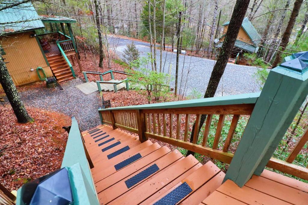 Alpine Mountain Sweetheart Cabin Jacuzzi #8 Helen Luaran gambar