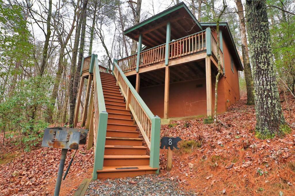 Alpine Mountain Sweetheart Cabin Jacuzzi #8 Helen Luaran gambar